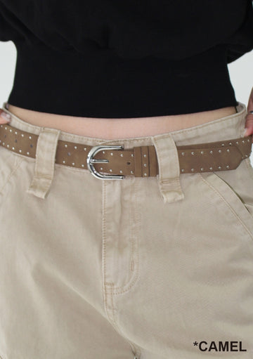 MINI STUD SUEDE BELT